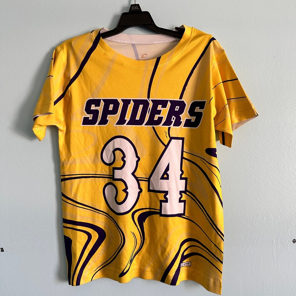 Champion Yellow and Purple Kids Jersey